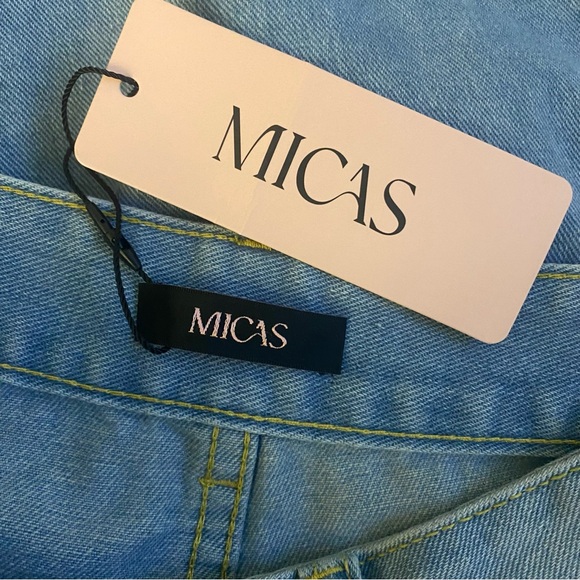 MICAS Women's Light Wash Blue Jeans size S NWT - Picture 5 of 6
